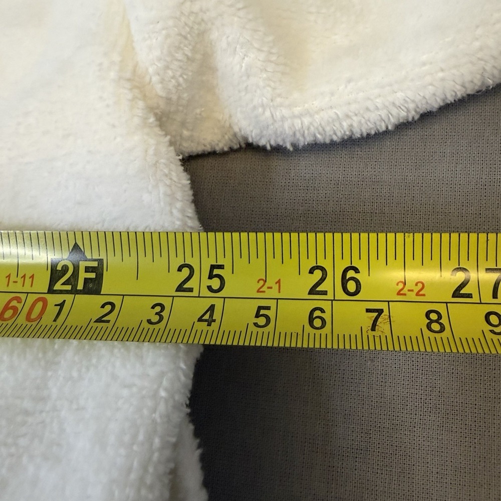 VTG 80s Caesars Palace White Terry Cloth Robe Gold Black Accents Mens Womens - Picture 8 of 12